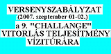 Challange-9 Verseny Szablyzat logo